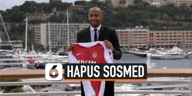 VIDEO: Thierry Henry Hapus Akun Twitter dan Instagram
