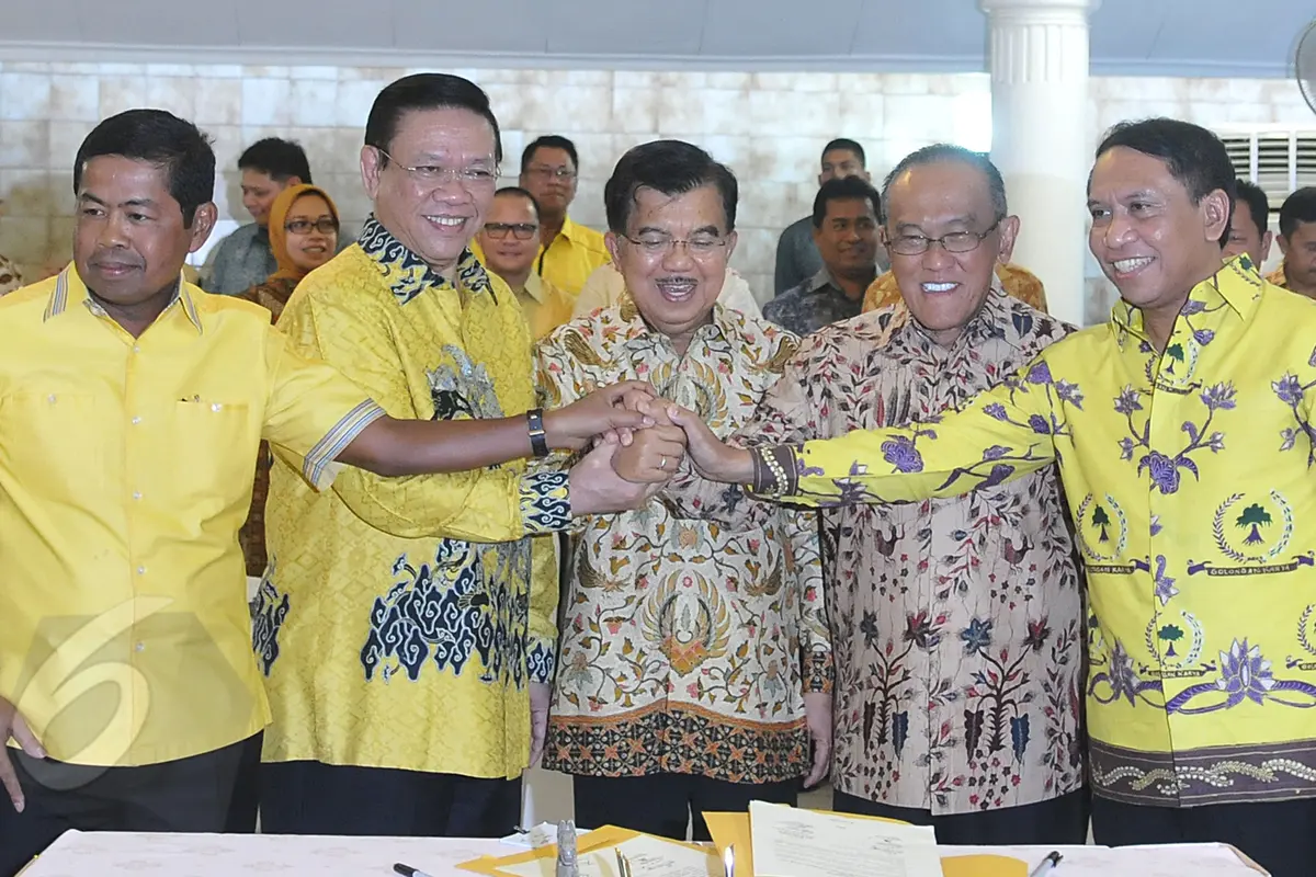 Kemesraan Dua Kubu Golkar Saat Islah Terbatas