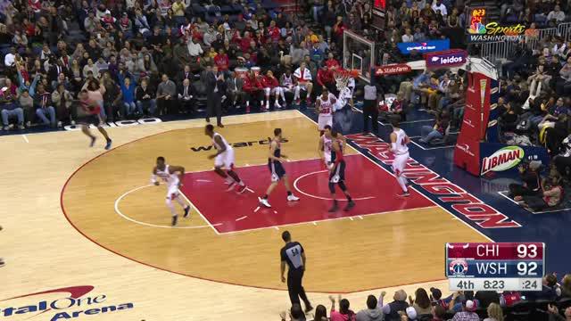 Berita video game recap NBA 2017-2018 antara Washington Wizards melawan Chicago Bulls dengan skor 114-110.