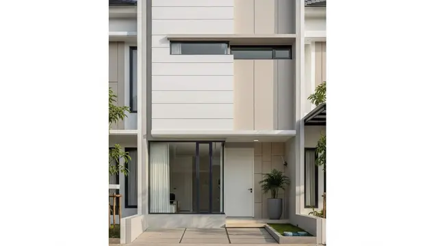 Rumah Mungil Lebar 3 Meter Tapi Elegan