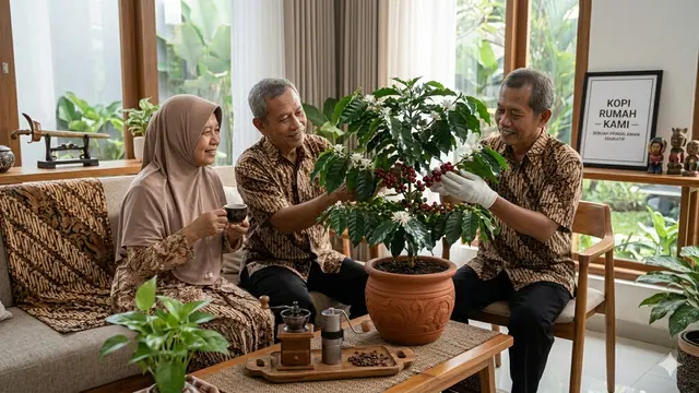 Pohon Buah Mini Daun Mengkilap