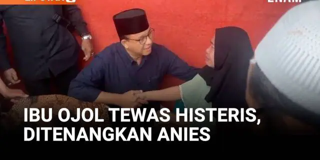 VIDEO:Anies Baswedan Melayat Ke Rumah Duka Ojol Korban Dilindas Rantis Brimob