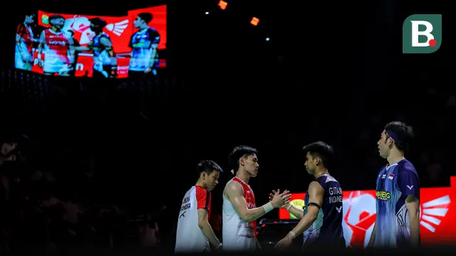 Foto: Raymond/Joaquin Wakili Ganda Putra Indonesia di Final Indonesia Open setelah Tumbangkan Sabar/Reza