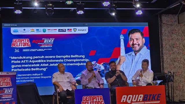 Jumpa pers pelaksanaan final round Aquabike Indonesian Championship 2025