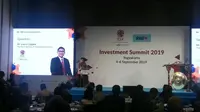 , PT Bursa Efek Indonesia (BEI) dan  PT RHB Sekuritas Indonesia menyelenggarakan rangkaian acara IDX-RHB Investment Summit 2019  yang bertujuan untuk mempromosikan Pasar Modal Indonesia (liputan6.com/ Switzy Sabandar)