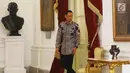 Ketua Kogasma Partai Demokrat Agus Harimurti Yudhoyono atau AHY usai bertemu dengan Presiden Joko Widodo atau Jokowi di Istana Merdeka, Jakarta, Kamis (2/5/2019). AHY menyebut sikap terbaik saat ini adalah mempercayakan penyelenggara pemilu bekerja dengan baik. (Liputan6.com/Angga Yuniar)