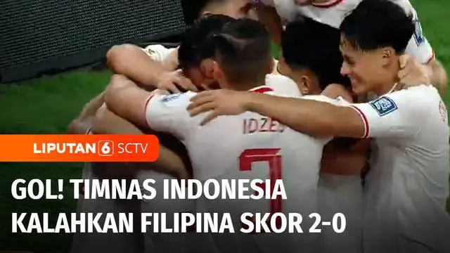 Gol indah Thom Haye dan tandukan cantik Rizky Ridho membuat penggemar sepak bola Indonesia termasuk Presiden Joko Widodo tersenyum gembira. Menang 2-0 atas Filipina, Indonesia lolos ke putaran ketiga babak kualifikasi Piala Dunia 2026 zona Asia.