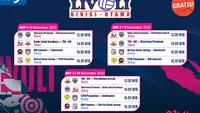 Jadwal dan Live Streaming Livoli Divisi Utama Pekan Ini di Vidio, 8-10 November 2022. (Sumber : dok. vidio.com)