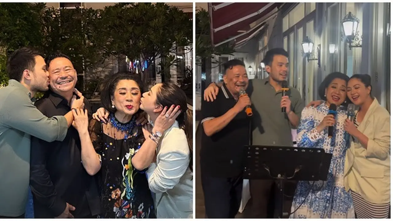 6 Momen Anniversary Pernikahan Mertua Jessica Mila ke-40, Dirayakan di Rumah