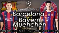 Barcelona vs Bayern Muenchen (bola.com/samsulhadi)