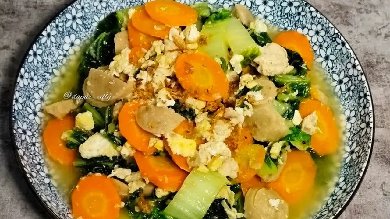 Resep capcay kuah. (dok. Cookpad @mamailly)