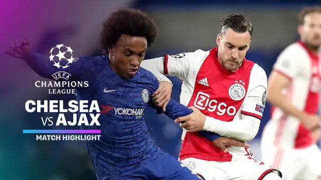 VIDEO: Highlights Liga Champions, Chelsea Vs Ajax 4-4
