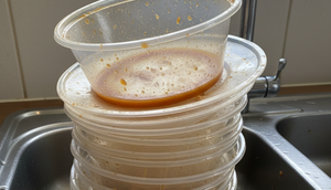 wadah plastik berminyak