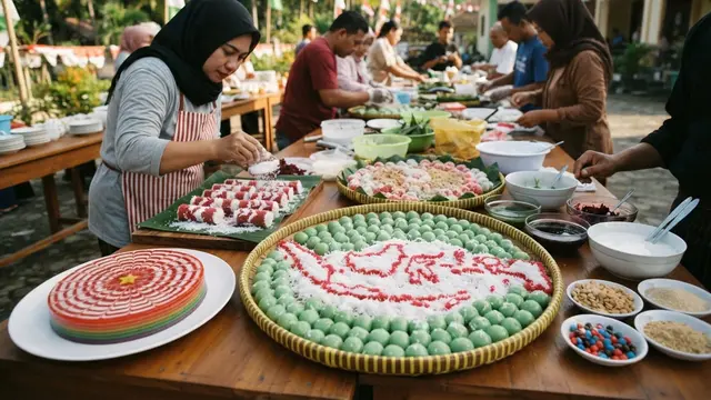 Cara Menghias Kue Tradisional Untuk Lomba 17 Agustus