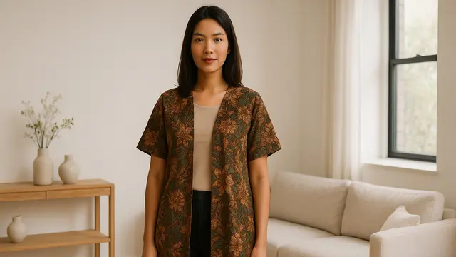 7 Model Atasan Batik Wanita Elegan, Cocok untuk Acara Formal Maupun Santai