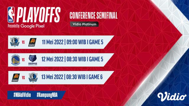 Jangan Ketinggalan, Live Streaming NBA Playoff Conference Semifinal di Vidio Pekan Ini