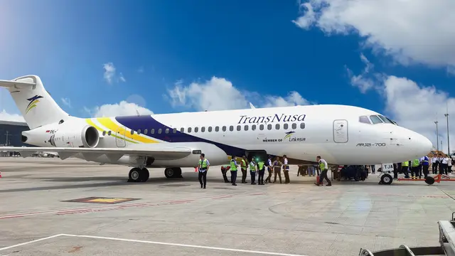 TransNusa resmi operasikan pesawat COMAC ARJ21-700 pertama di Indonesia