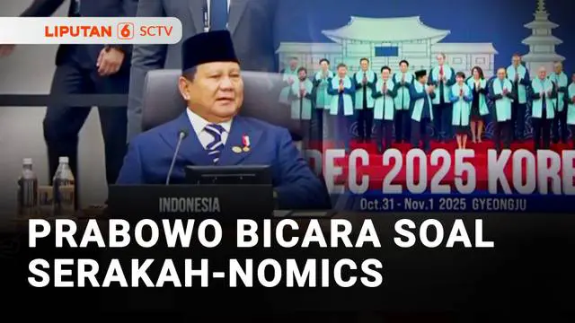 Pidato di KTT APEC 2025, Presiden Prabowo Bahas Ekonomi Serakah