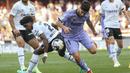 Real Madrid menelan kekalahan tipis 0-1 di kandang Valencia. (AP Photo/Alberto Saiz)