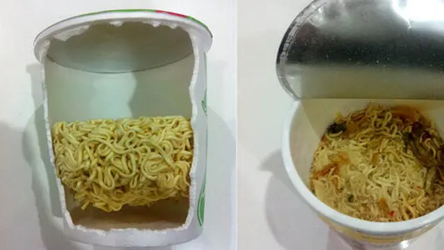 Mie Cup. ©2015 Merdeka.com