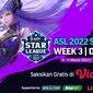 Saksikan Live Streaming ASL 2022 Spring Pekan Ketiga di Vidio Mulai 9 - 11 Maret 2022