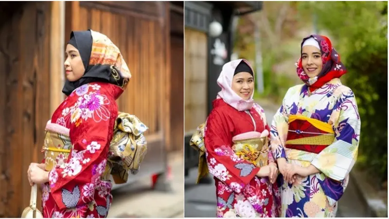 Perusahaan Jepang Ini Ciptakan Kimono yang Hijab Friendly