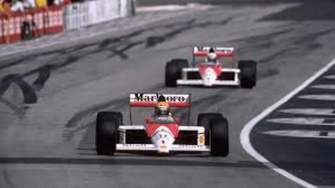 Alain Prost dan Ayrton Senna