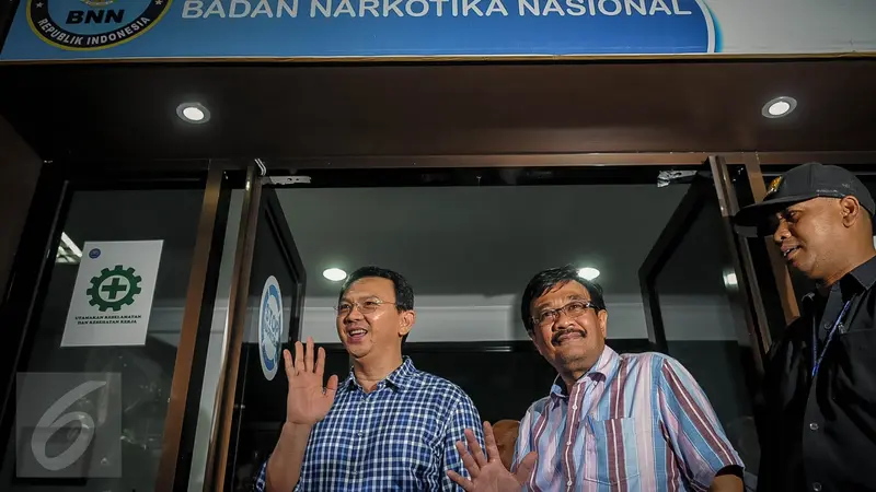 20160925-Tes Narkoba, Ahok-Djarot Tiba di BNN-Jakarta