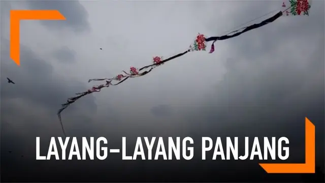 Layang-layang dengan panjang 700 meter diterbangkan oleh seorang pria di China. Pria tersebut membuatnya selama dua bulan.