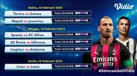 Jadwal Live Streaming Pekan ke-22 Liga Italia di Vidio: Diwarnai Duel Sengit Juventus Vs Napoli, Inter Kontra Lazio