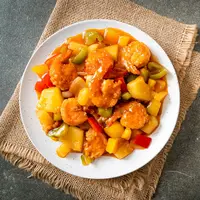 ilustrasi udang asam manis/gowithstock/Shutterstock