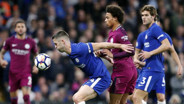 FOTO: Manchester City Bungkam Chelsea di Stamford Bridge