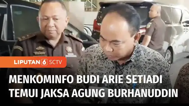Menteri Komunikasi dan Informatika Budi Arie Setiadi mendatangi Kejaksaan Agung. Menkominfo meminta Kejaksaan Agung untuk ikut mengawal dan mengawasi penyelesaian proyek BTS.