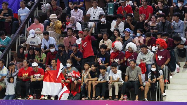 Foto: Awal Mulus Tim Bola Voli Putra Indonesia, Sikat Filipina di Laga Pembuka SEA Games 2023