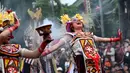 Hari Raya Nyepi merupakan perayaan umat Hindu yang pada tahun 2024 ini akan jatuh pada tanggal 11 Maret. (SONNY TUMBELAKA/AFP)