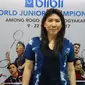 Manajer Tim Junior Indonesia Susy Susanti. (Liputan6.com/Switzy Sabandar)