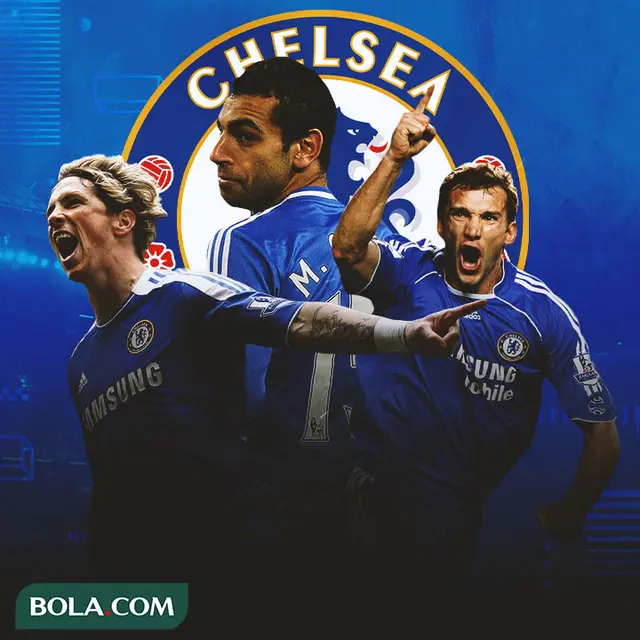Chelsea - Fernando Torres, Mohamed Salah, Andriy Shevchenko