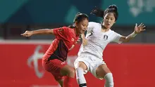 Duel Indonesia vs Korsel di penyisihan Grup A sepak bola putri Asian Games 2018 di Stadion Gelora Sriwijaya Jakabaring, Palembang, Selasa (21/8/2018). (Bola.com/Dok. INASGOC)