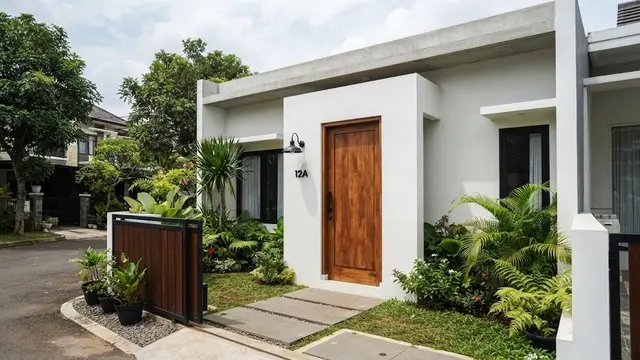 Pilihan Warna Pintu untuk Rumah dengan Dinding Putih