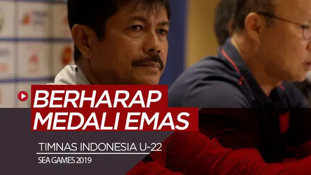 Berita video pelatih Indra Sjafri mengungkapkan harapannya Timnas Indonesia U-22 untuk meraih medali emas di SEA Games 2019 saat sesi konferensi pers, Minggu (24/11/2019).