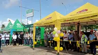 Taxi online akhirnya diizinkan beroperasi di Bandara Hang Nadim Batam setelah bertahun-tahun selalu berkonflik dengan taksih konvensional. Foto: liputan6.com/ajang nurdin&nbsp;