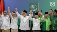 Cak Imin berpendapat kerja sama dan kekuatan partai politik sangat dibutuhkan untuk kemajuan Indonesia. (Liputan6.com/Herman Zakharia)