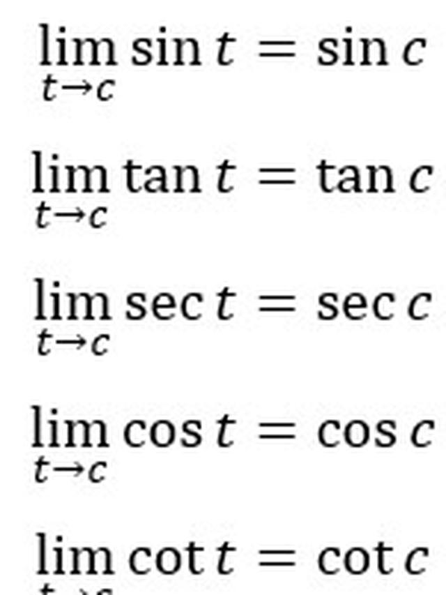 Limit Fungsi Trigonometri