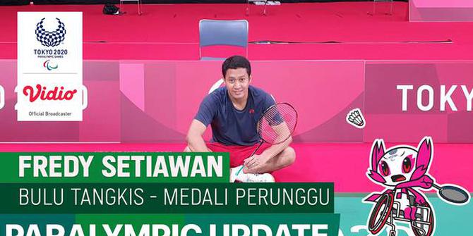 VIDEO: Atlet Indonesia, Fredy Setiawan Meraih Medali Perunggu di Paralimpiade Tokyo 2020