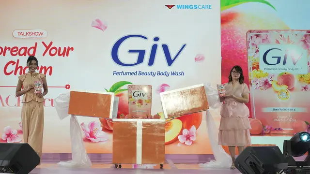 Keharuman Mewah GIV Perfumed Beauty Body Wash Charming Peach Blossom, Teman Terbaik Momen Self Care Perempuan
