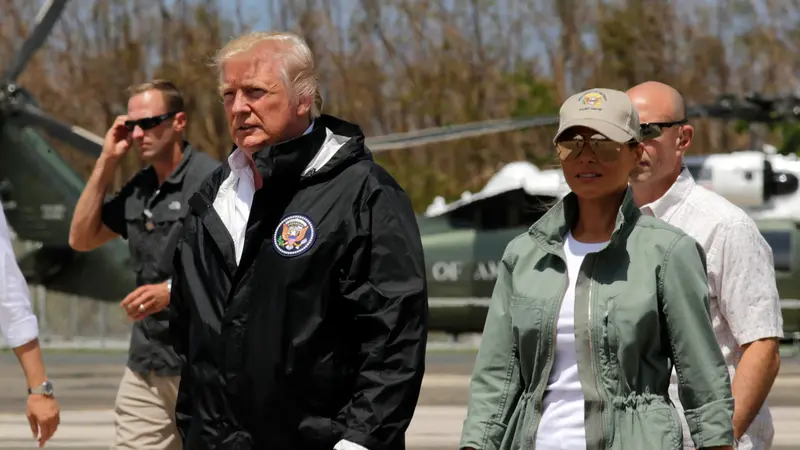 Donald Trump Kunjungi Puerto Rico