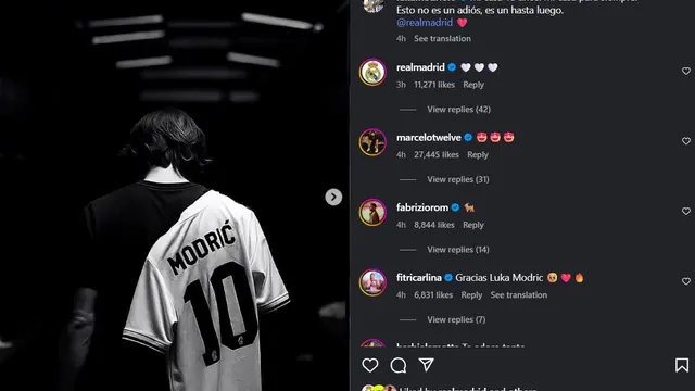 perpisahan luka modric
