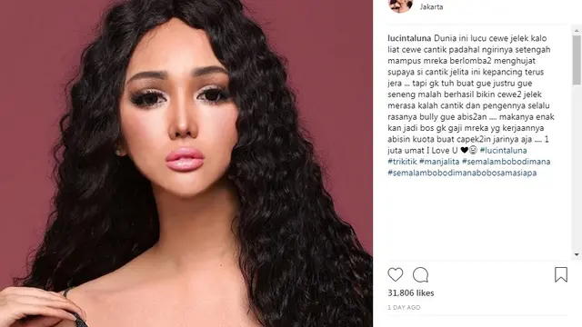 Lucinta Luna (Foto: Instagram)