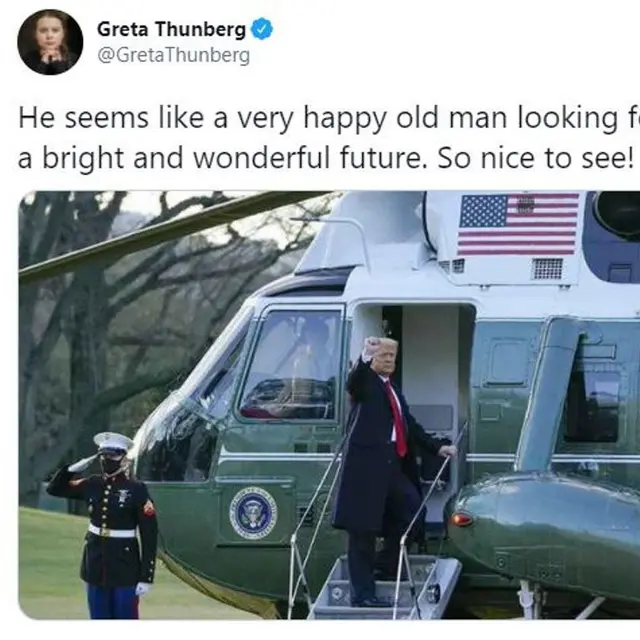 Aktivis Lingkungan Greta Thunberg Beri Salam Perpisahan Menohok Buat Donald Trump