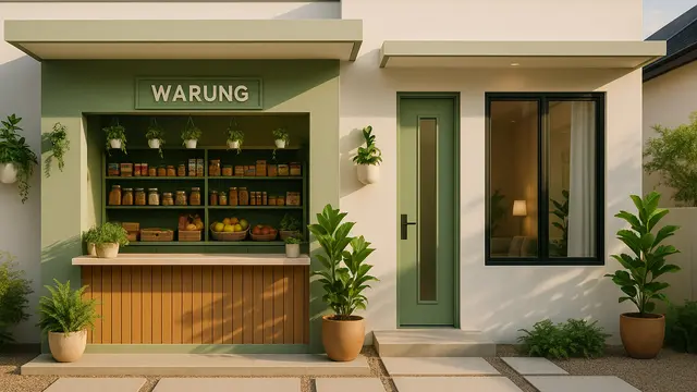 Model Warung Sembako Kekinian di Rumah